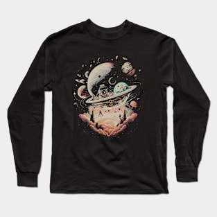 Space Vivid Color Style v.3 Long Sleeve T-Shirt